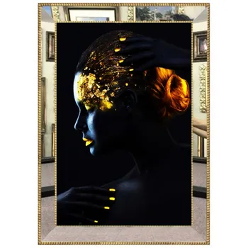 

Luxury Mirror Framed Digital Canvas Painting 70 * 100 cm