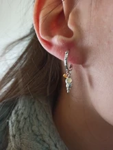 2020 nuevo gran oferta Plata de Ley 925 100% auténtica pendiente de caracola para las mujeres, joyería, regalo de fiesta de boda de compromiso