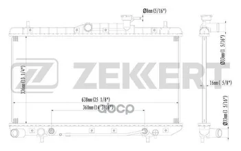 

Radiator OHL. DV. Hyundai Accent II 99-zekkert art. mk-1156