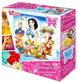 

Cubes "Princess" (without glue) 9 PCs Disney