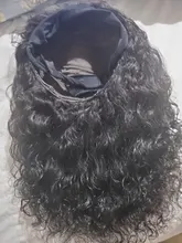 Younsolo-pelucas de cabello humano brasileño Remy para mujeres negras, diadema con ondas, sin pegamento, peluca y bufanda, 8-28 pulgadas