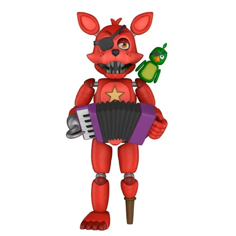 Подвижная фигурка ФНАФ Рокстар Фокси Пять ночей с Фредди Funko Pizzeria Simulator Rockstar Foxy FNAF Five Nights at Freddy’s