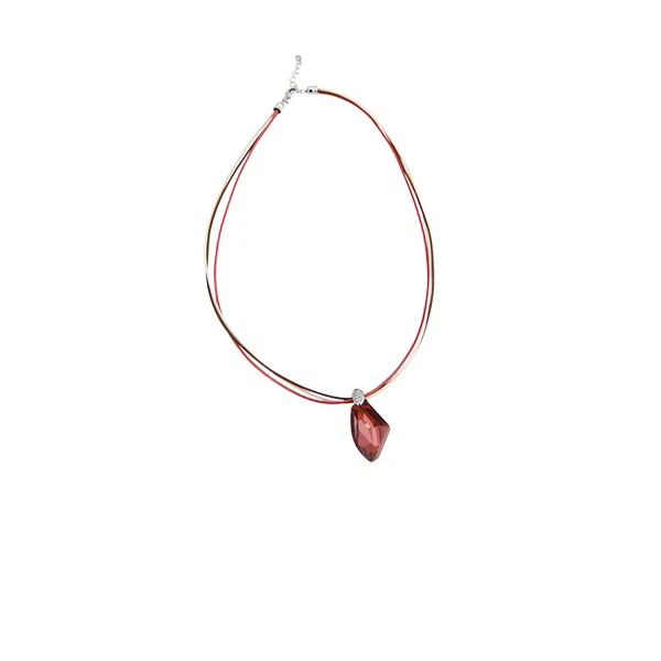 Женское ожерелье с тройной цепочкой Swarovski(2,6-23 см) 147193