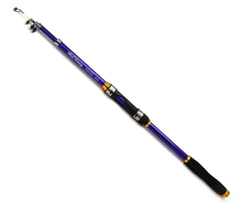 

Spinning fishing telescopic spinning, white and blue, test: 40-80g size: 2,1 m/2,4 m/2,7 m/3 m/3,6 m China manufacture.