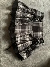 HEYounGIRL atar Harajuku gótico cuadros Mini falda de mujer Y2K estética de moda Punk de cuadros plisada de talle alto, Falda corta