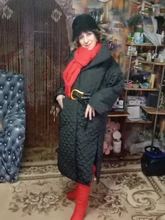 Fit Coat Spring Women Parkas Cotton-Padded Black Autumn Long Fashion EAM New Loose 19a-A319