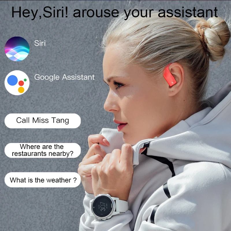 Bluetooth наушники Blutooth 5,0 наушники беспроводные наушники Tws спортивные наушники наушник-таблетка системы беспроводной голосовой связи наушники гарнитура с микрофоном