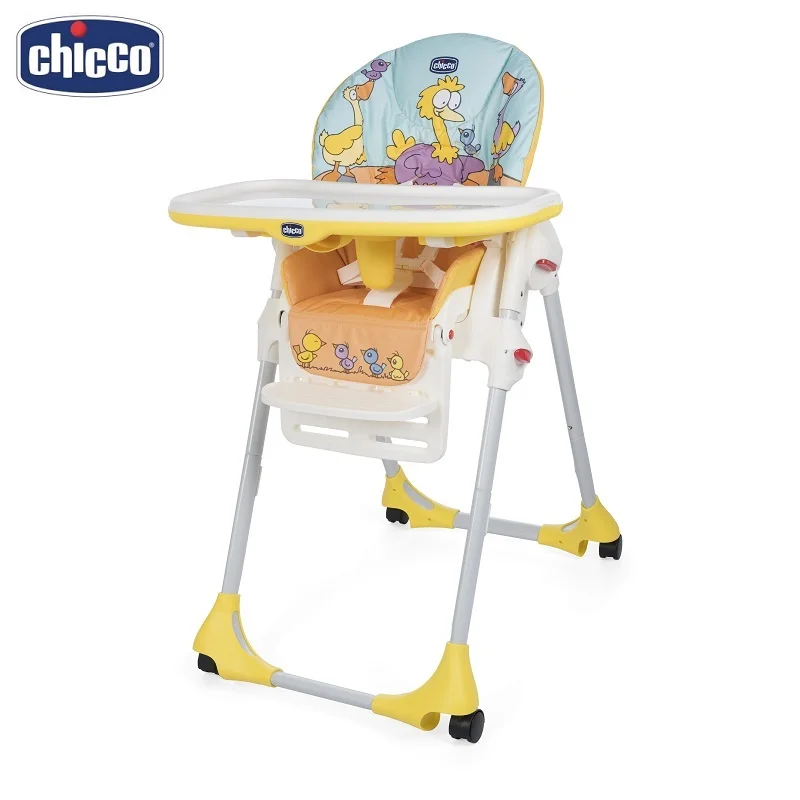 Стульчик для кормления Chicco Polly 2-in-1 Easy - Цвет: Цвет: желтый