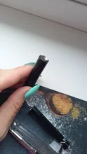 BQAN-pincel de dibujo de doble cabeza, mango de cristal negro, 9mm y 11mm, delineador, pintura, bolígrafo, esmalte de Gel, herramientas de manicura de decoración de uñas