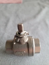 Female Straight Two-pieces Full Ports 304 Stainless Steel Ball Valve