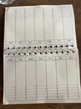 Planificador semanal portátil de animales Kawaii, Agenda, diario, organizador de oficina, papelería, escuela, Plan mensual, 2020, 2021