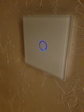 Glass-Panel Switch Power-Sensor Wall Crystal Livolo Eu Led-Backlight 2-Gang Standard