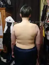 KnowU-Pecho masculino artificial de silicona, accesorio con cuello alto y vientre con músculos marcados para cosplay