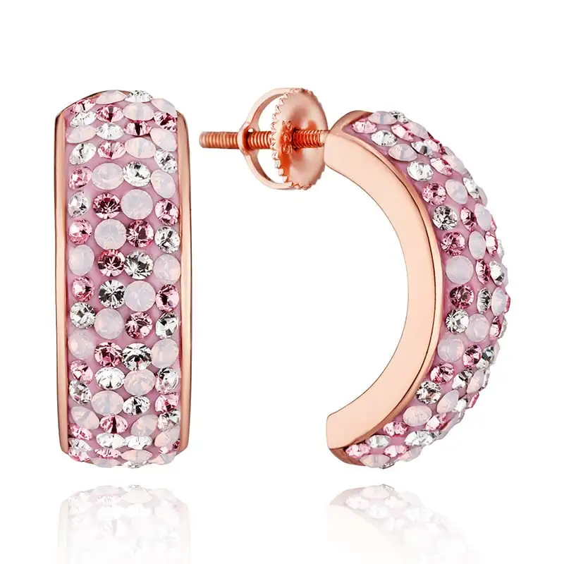 Earrings silver with Swarovski crystals item No. 0666c03058g. p. | Украшения и аксессуары