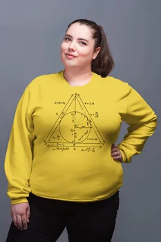 

Angemiel Wear Geometric Shapes Yellow Women Sweatshirts