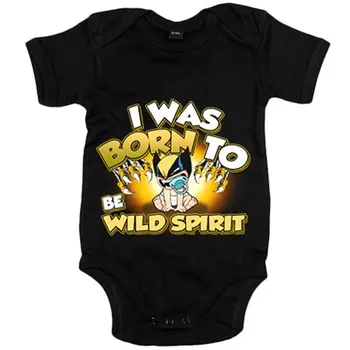 

Baby Body I was born to be be wild spirit spoof Baby Wolf