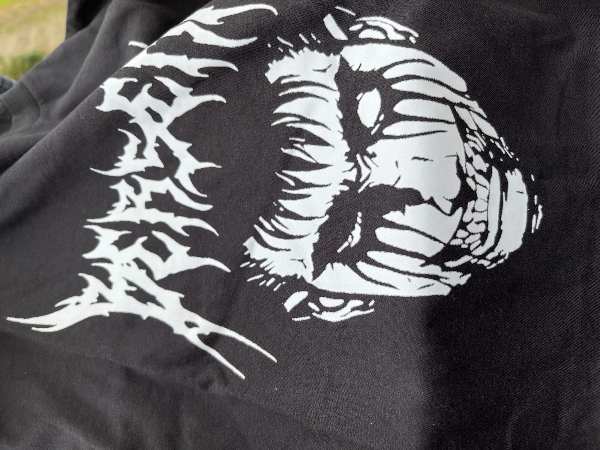Gothic Punk Berserk print T-shirt photo review