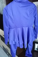 Conjunto de chándal para mujer, chaquetas con volantes de manga larga, pantalones de tubo, conjunto de dos piezas, uniforme de oficina, novedad de invierno