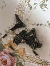 4 Uds NAIERDI antiguo Protector de esquina de bronce joyería pecho caja de madera decorativa pies pierna soporte de Metal para esquinas Hardware