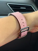 Correa de cuero de alta calidad para iWatch 40mm 44mm, correa de una sola vuelta para Apple watch 42mm 38mm Series 1 2 3 4 5 6 se