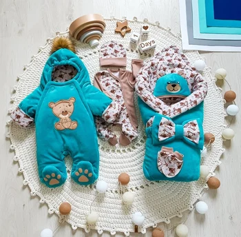 

Комплект на выписку 7-ми предметный "Медвежонок"