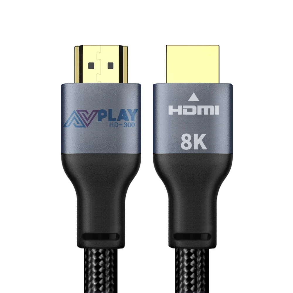 AVplay HD-300 Pro 99.99% Real Pure 4N Стерлинговое Серебро HD-MI2.0 4K @ 60Hz 120Hz 8K отправить тест пример