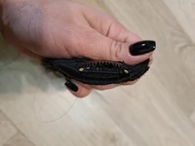 XINRAN-flequillo postizo de pelo sintético, extensión de cabello con Clip, flequillo de aire, negro y marrón