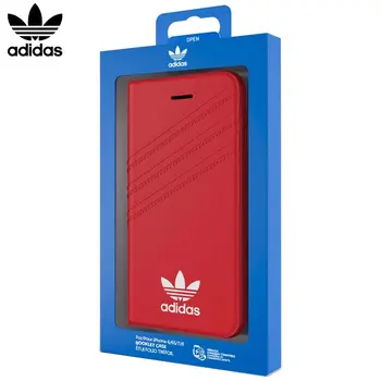 

Cool®-IPhone 6 / 7 / 8 / SE Flip Cover case (2020) red Adidas license-book cover stand