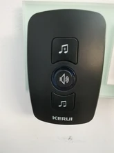 KERUI-Kit de timbre inalámbrico M525, campana de puerta inteligente de seguridad para el hogar, resistente al agua, botón táctil para exterior de transmisión súper larga