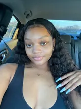 Luvin-Peluca de cabello humano rizado con malla Frontal para mujer, postizo de 30 a 40 pulgadas de densidad 180, sin pegamento, color agua, color negro, brasileña, desplumada