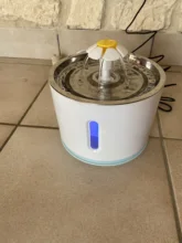 Dispensador de agua para mascotas, bebedero automático para gatos y perros, dispensador de agua eléctrico con USB, bebedero silencioso