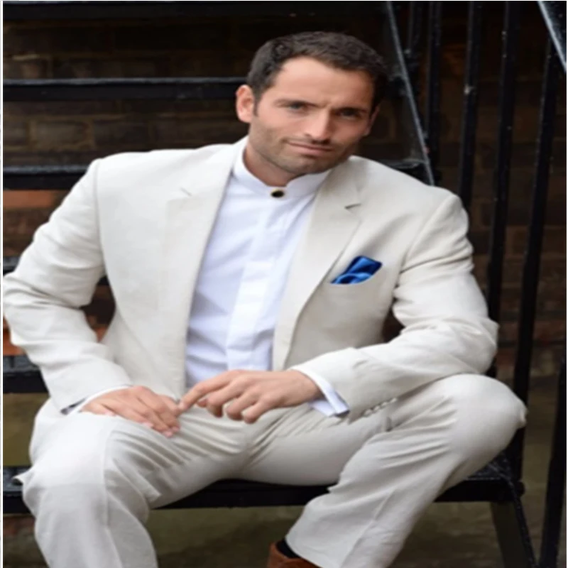 2022 Slim Fit 2 Pieces Wedding Tuxedos 