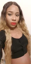 Peluca natural de cabello sintético para mujeres negras, pelo largo de onda de agua de 42 pulgadas, fibra de alta temperatura, Rubio, degradado, marrón