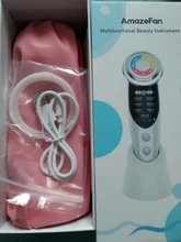 AmazeFan7in1RF y EMS-electroporación de mesoterapia, rejuvenecimiento de la piel facial, eliminación de arrugas, radiofrecuencia