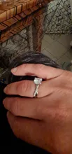 Anillos De Compromiso clásicos para mujer, AAA, circonita cúbica blanca, Diamante de imitación, banda de boda, joyería anillos CZ, aneis feminino