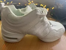 Las mujeres zapatos de baile suela exterior blanda mujer aliento Jazz calzado de Hip Hop deportes característica zapatillas de baile de mujer moderna zapatos de Jazz