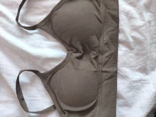 Ropa interior invisible de color salvaje para estudiantes, lencería sexy sin anillo de acero, parte trasera de belleza tipo U, básico de hilo, top de tubo