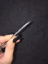 Vetus-Pinzas profesionales para pestañas, de acero inoxidable, antiestáticas, para extensión de pestañas postizas