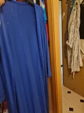 Suéter casual largo para dama, jersey femenino de algodón, cárdigan suave, cómodo, resistente, sencillo, holgado y en diferentes tallas