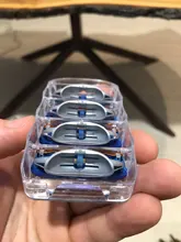 4 unids/lote cuchillas de afeitar 5 capa de hojas de afeitar para Gilettee de energía de fusión de afeitar cuchillas Gillette Proglide máquina