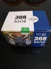 Mascarilla de seguridad para carpintero, protector para pulidora, a prueba de polvo y con 10 filtros nuevo, máscara respiratoria antipolvo con filtro dual