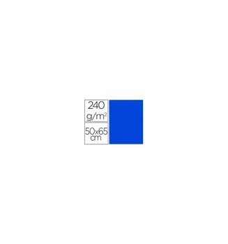 

Cardboard led paper 50X65 CM 240G/M2 sapphire blue pack of 25 PCs
