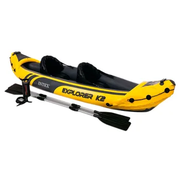 

Inflatable Kayak Intex explorer k2 & 2 oars-312x91x51 cm