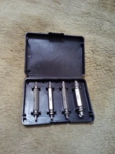 Screw-Extractor-Set Hand-Tool-Sets Remove-Stripped Screws Damaged 4pcs Easily Double-Ended