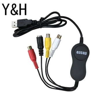 

USB2.0 Audio Video Recording Card,Video Capture Easy to set Convert Analog Video Audio to Digital Format fit for Windows MAC