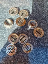 Hole-Plug Grille Decoration-Cover Ventilation-Systems Air-Duct-Vent Louver Cabinet Round