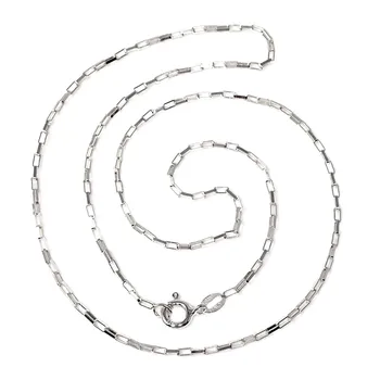 

Chain 925 Sterling silver m 45 cm. Forced rectangles unisex flat closure reasa