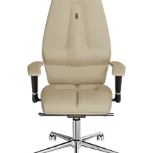 Офисное кресло KULIK SYSTEM JET Бежевый Компьютерное кресло Облегчение и комфорт для спины 5 зон контроля позвоночника