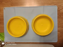 Waterproof Non-slip Pet Mat For Dog Cat Solid Color Silicone Pet Food Mat Pet Bowl Drinking