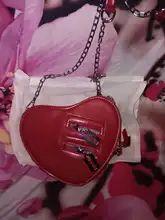 Handbag Fashion Chain Clutch-Bag Shoulder-Bag Crossbody-Bag Women Purses Heart-Shape